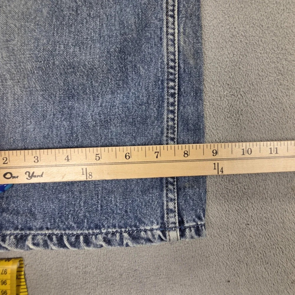Diesel Jeans Mens 31x30 Blue Larkee Regular Straight Distressed Button Fly 0800Z